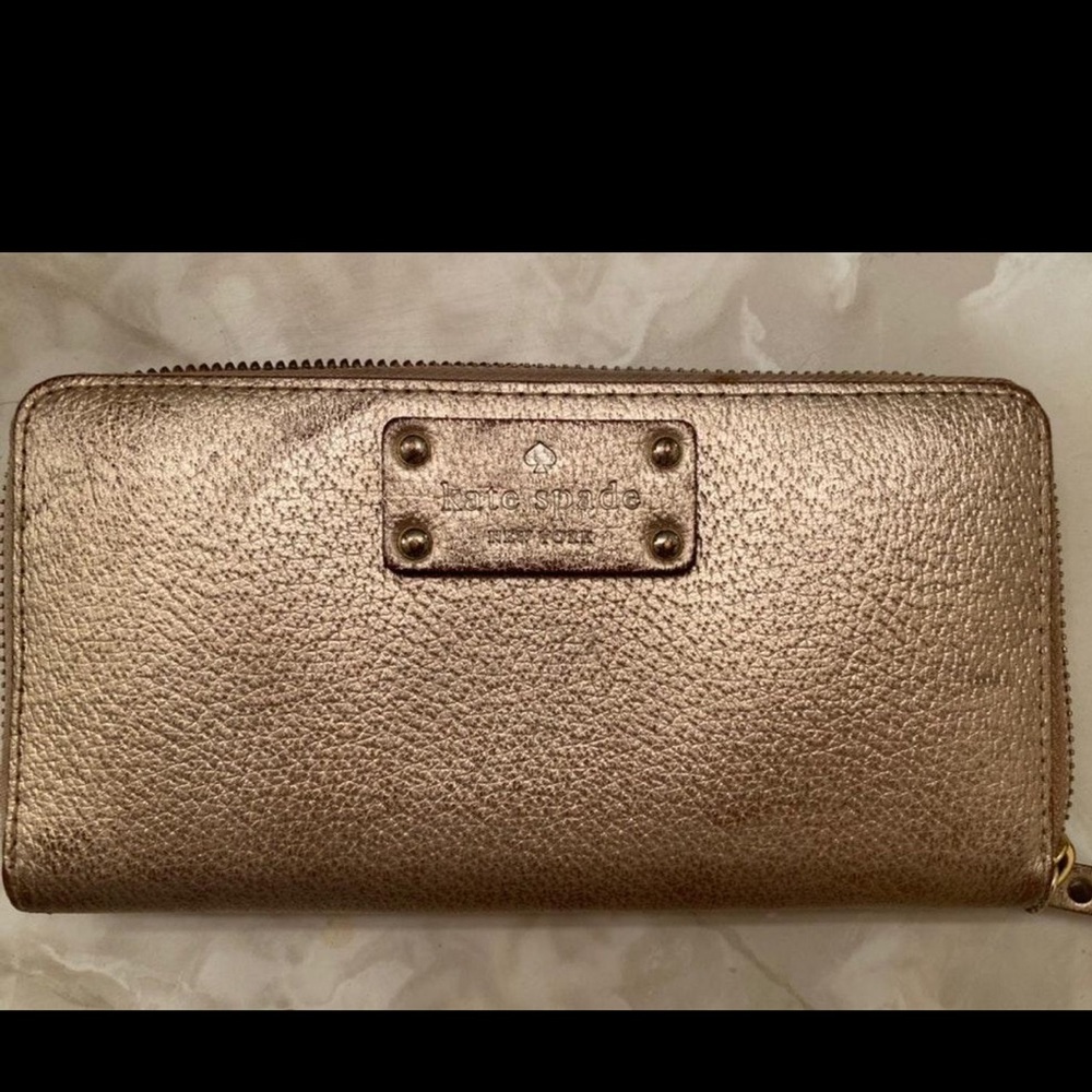 Kate Spade Gold Wallet
